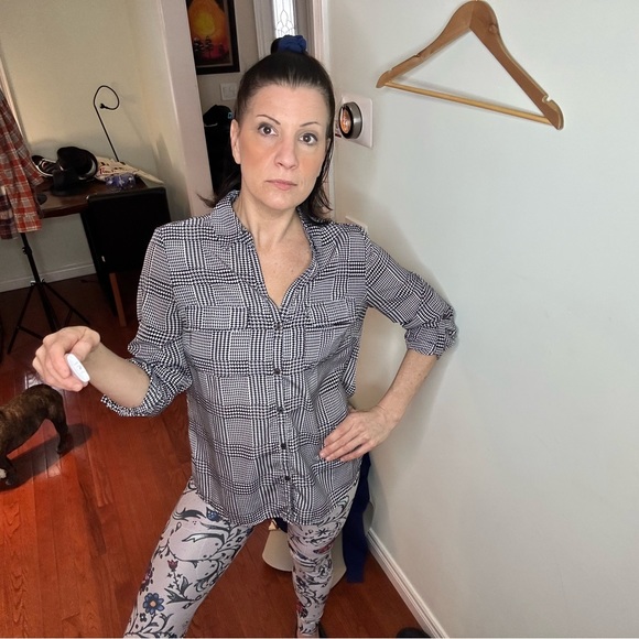 Vintage Alfred Sung Button-Down Blouse - Picture 10 of 13